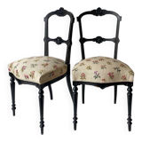 Pair of Napoleon III chairs