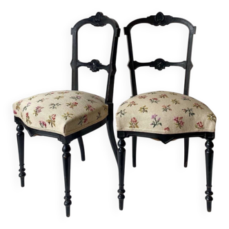 Pair of Napoleon III chairs