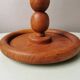 Vintage 70s wooden chandelier