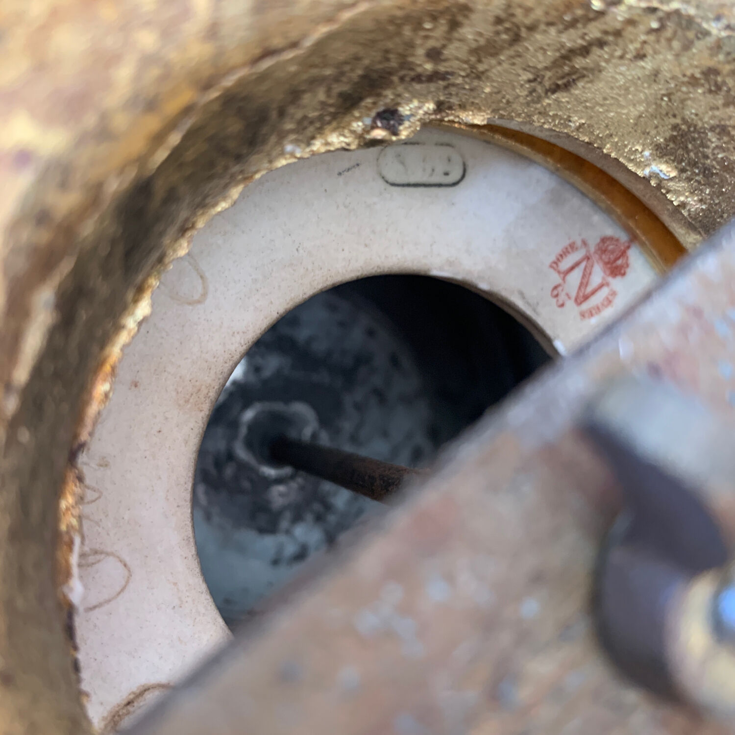 Paire de lampes sèvres xixe siècle