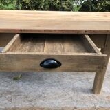 Coffee farmhouse table.