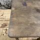 Rectangular wooden farmhouse table turned 90cm or old desk