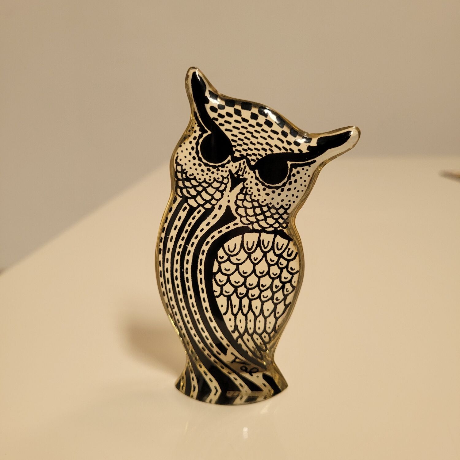 Abraham Palatnik resin owl or owls circa 1970