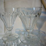 Lot of 6 crystal glasses