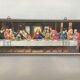Ancient religious setting JC and the 12 apostles the last supper