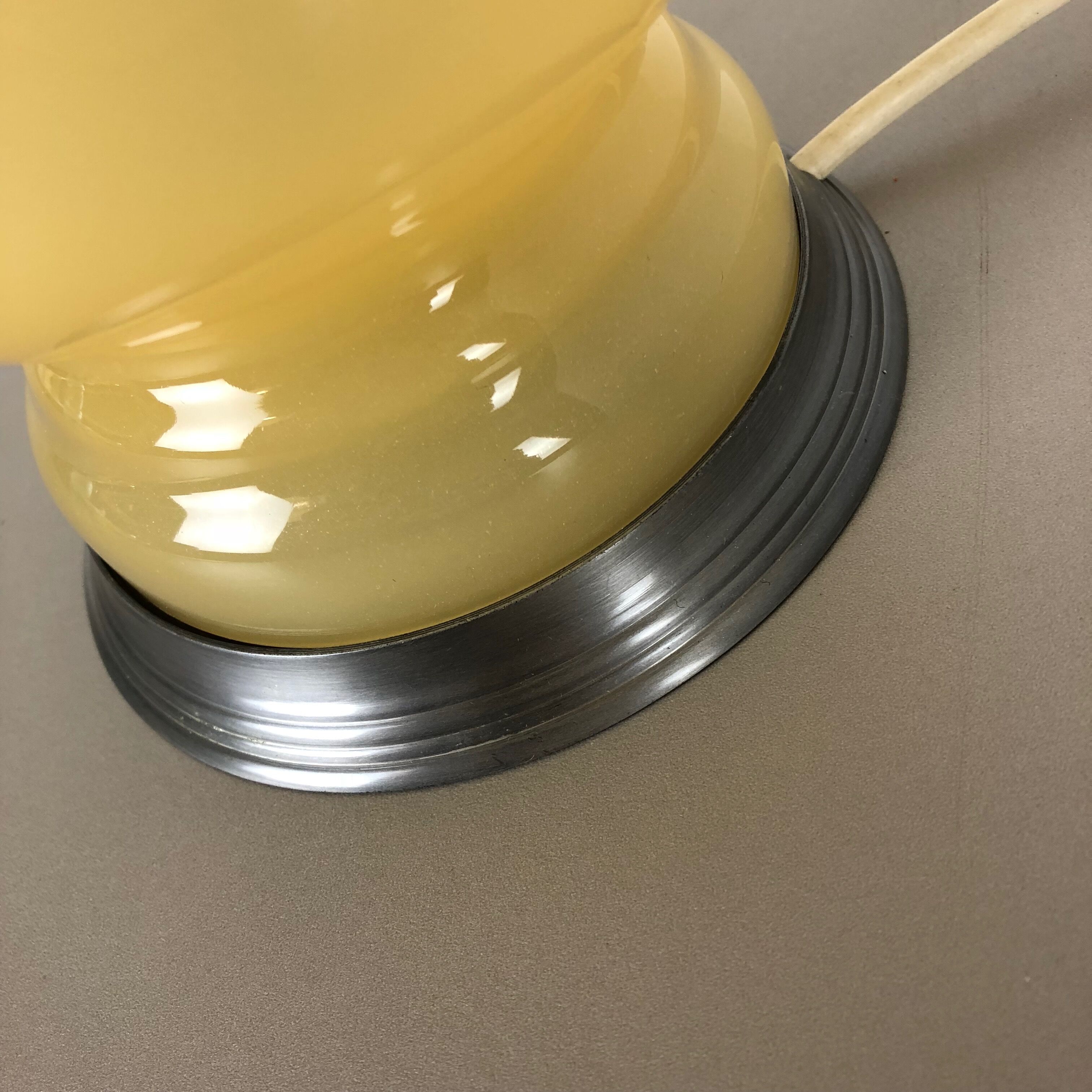 Murano glass "honey" table light by Cenedese Vetri, 1960s