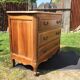 Vintage neo-Louis XV chest of drawers in solid walnut with 3 drawers