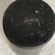 Vintage 1970s black ceramic roll vase signed Dumez.