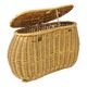 Panier vintage en rotin pour velo