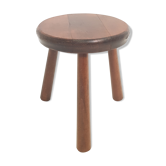 Tabouret tripode en chêne massif