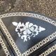 Coffee table Asian décor inlaid with vintage antique mother-of-pearl
