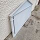 HEADBOARD IN WOOD PAINTED GREY, RECENT HANDMADE MANUFACTURE