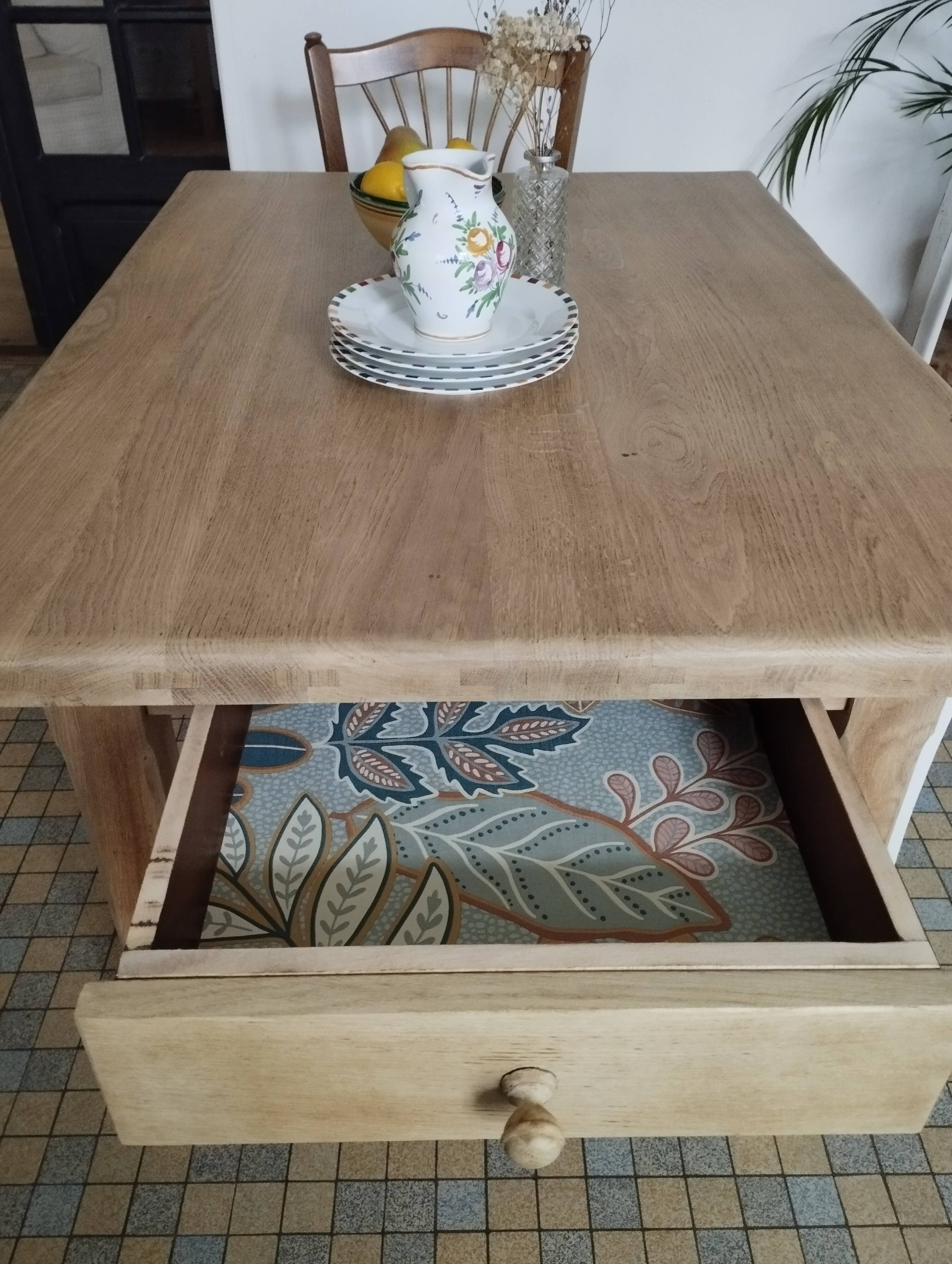 Vintage farmhouse table