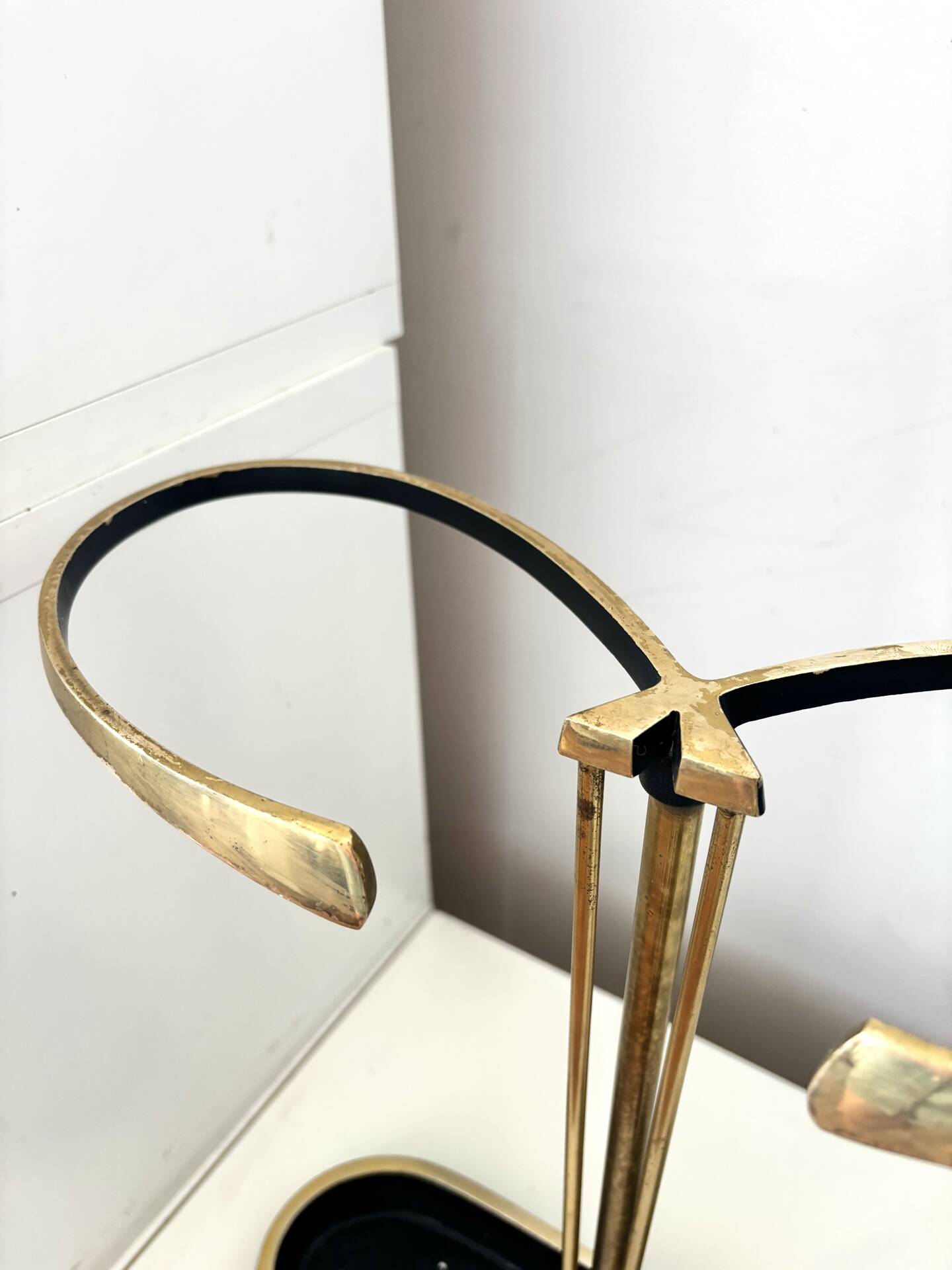 Bauhaus brass umbrella stand