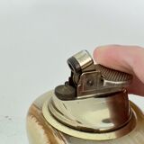 Briquet de table en onyx vert, Italie, années 1970