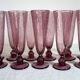 11 bubble-blown glasses Verrerie du Marais Riom