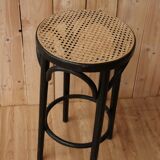 Stool wood & cannage