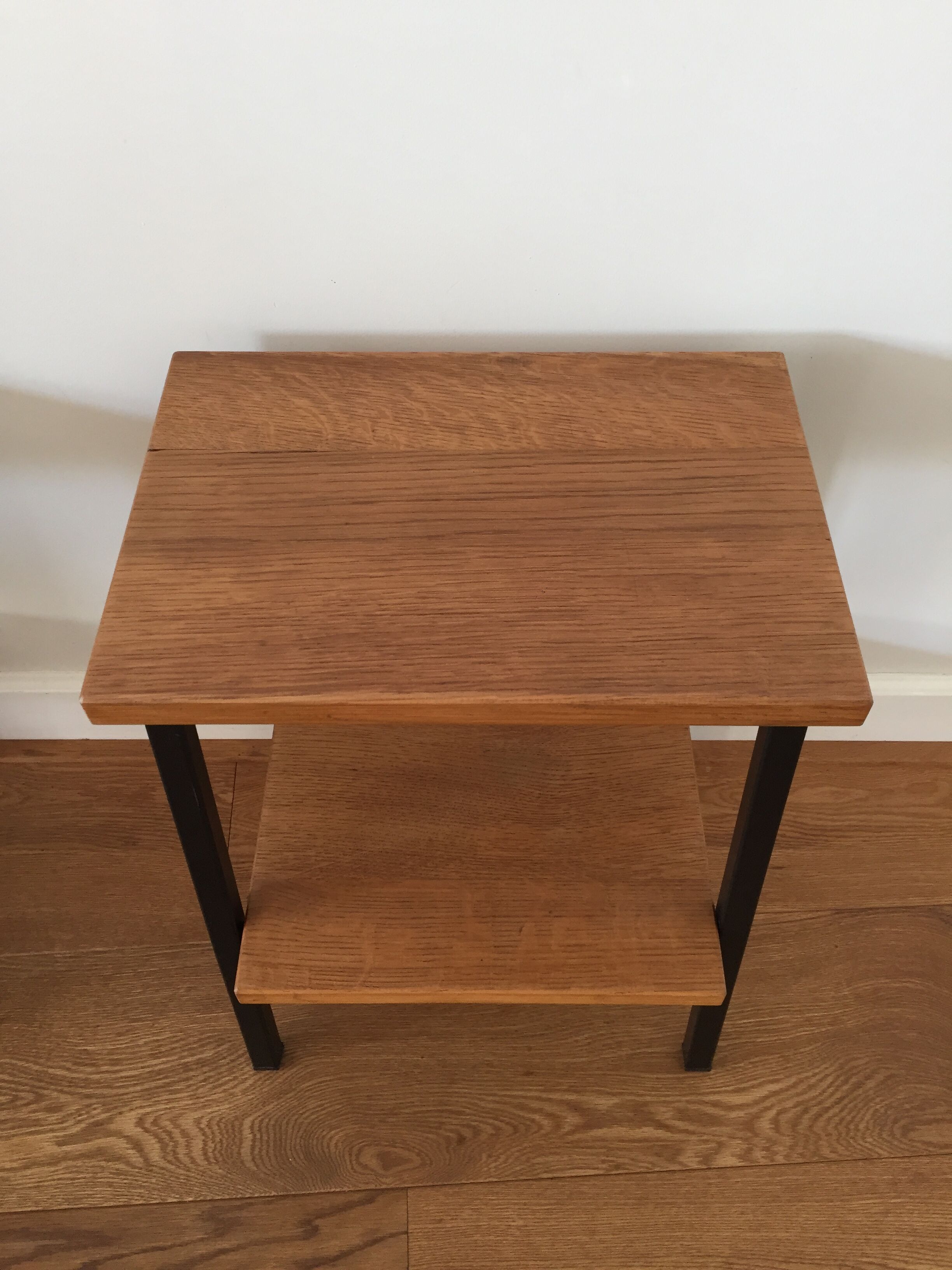 Pair of solid oak bedside tables