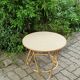 Round rattan coffee table 1970