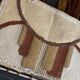 Tenture murale en macramé vintage fait à la main