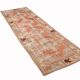 Red & Cream Vintage Runner Rug, 86x265Cm