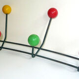 Coat rack 8 patères colors 50s - Good condition