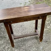 Antique rectangular drop-leaf table