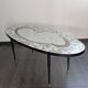 Table basse vintage mosaïque