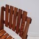 Pair of dejou chairs in solid pine, france 1950