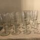 12 old and blown glass walking glasses