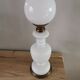 Lampe champignon verre soufflé opaline