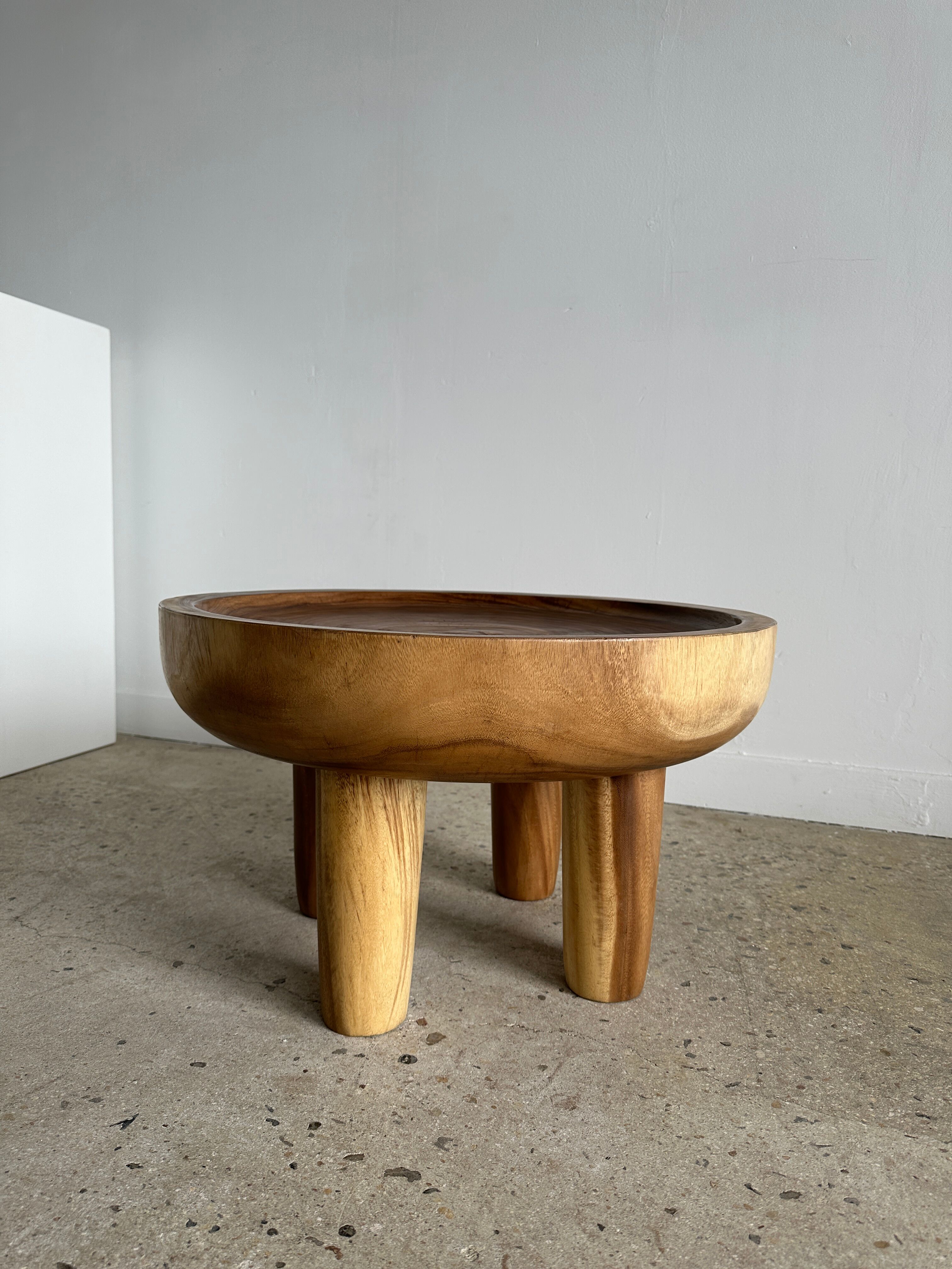 Coffee table, quadripod suar coffee table