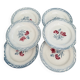 Assiettes plates Digoin Juliette
