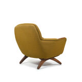 "Geisha" banana sofa and lounge chairs-set by Leif Hansen c.1960