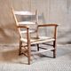 Antique country mulched armchair