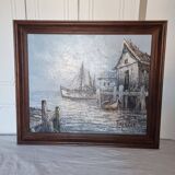 Vintage signed oil painting and unique artwork by Florence Wilkins Furst