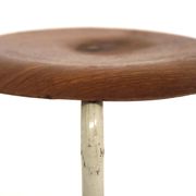 Set de 2 tabourets en teck et métal, Suède, 1960