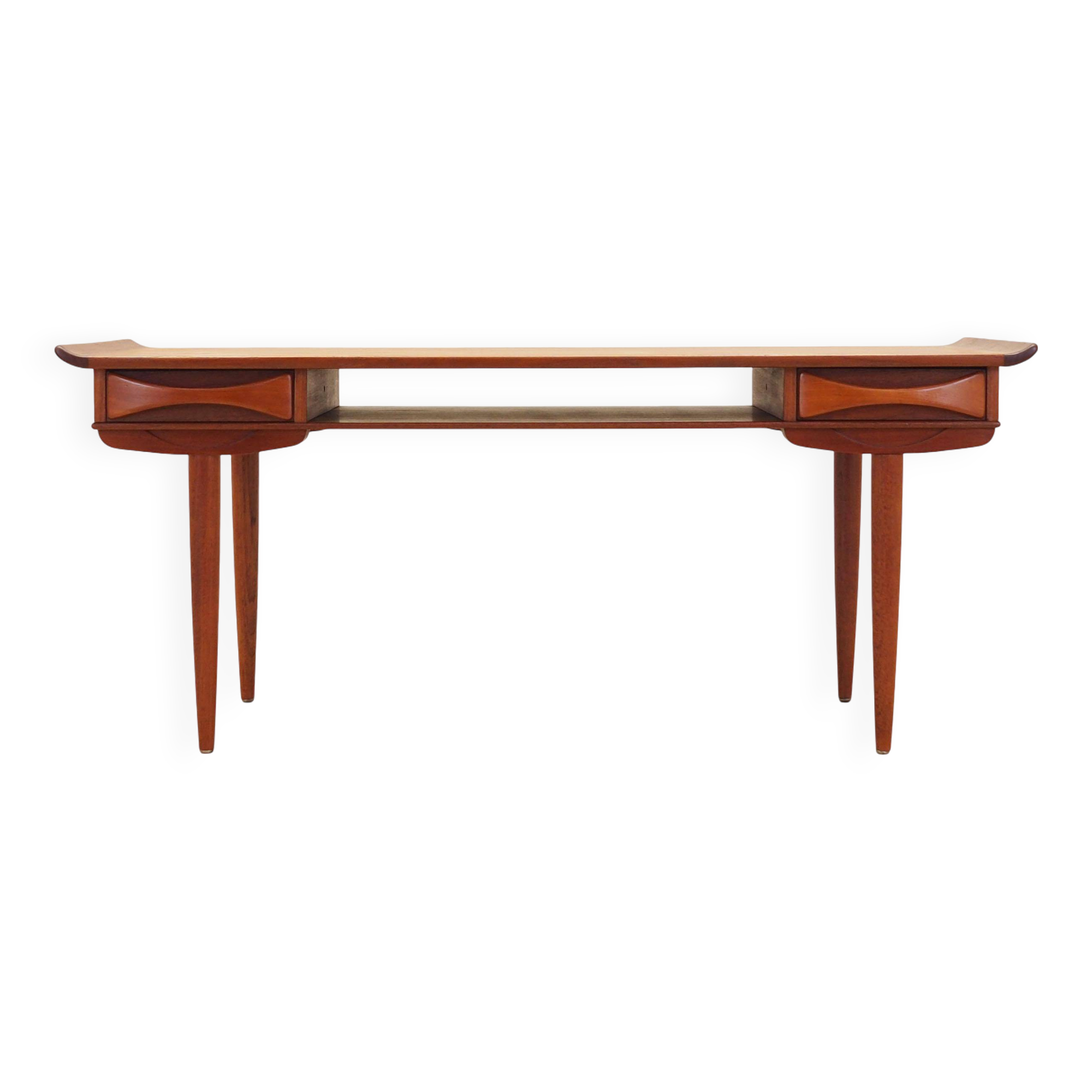 Teak coffee table, Danish design, 1970s, production: Denmark