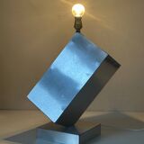 Vintage geometric lamp, 1970s design