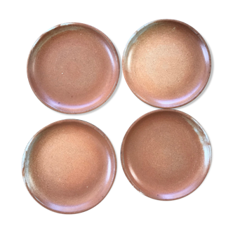 Set of 5 stoneware dessert plates