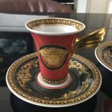 Tasses Versace médusa rouge