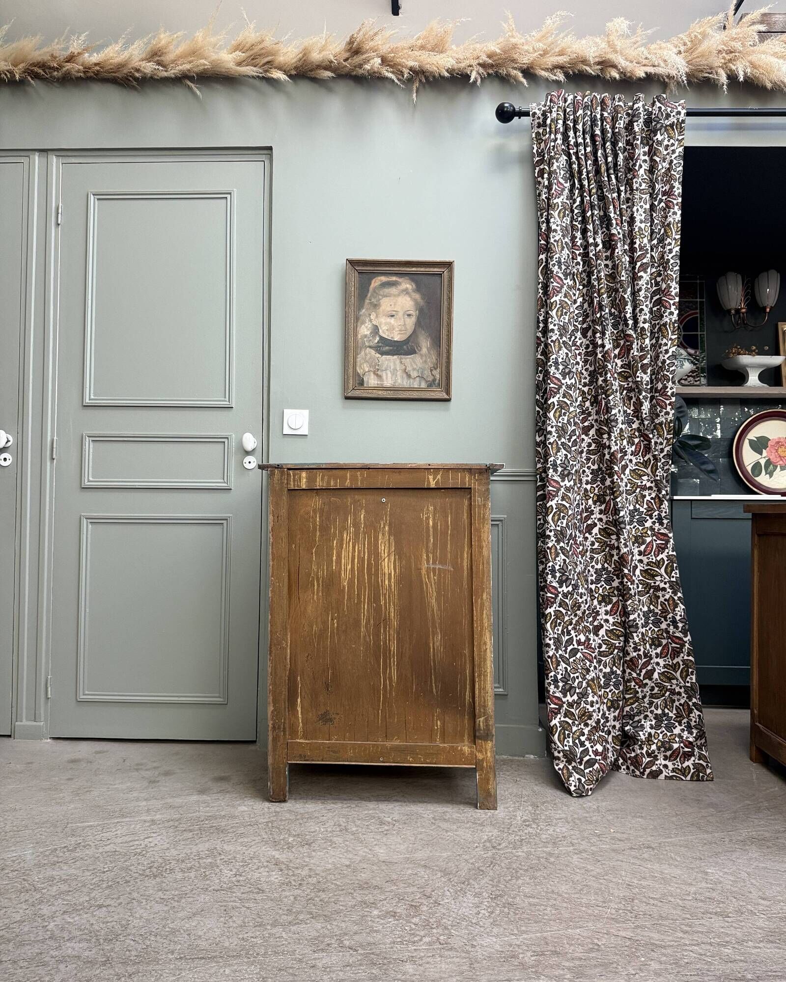 Small Parisian painted buffet (renovated)