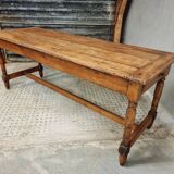 Antique French table farm dining table 19th century 73 x 201 cm