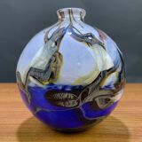 Murano glass soliflore ball vase