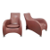 Loge Lounge Chairs in Leather by Gerard van den Berg for Montis, 1990s, Set of 2