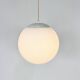 Lampe boule suspendue vintage en verre par hala zeist, 1960s