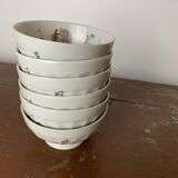 Set of 6 Limoges porcelain bowls