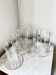 Vintage Bohemian Crystal Ice Bucket & 6 Glasses, Czech Rep. 80s