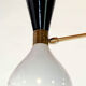 Lustre Moonlight 3 bras blanc & noire