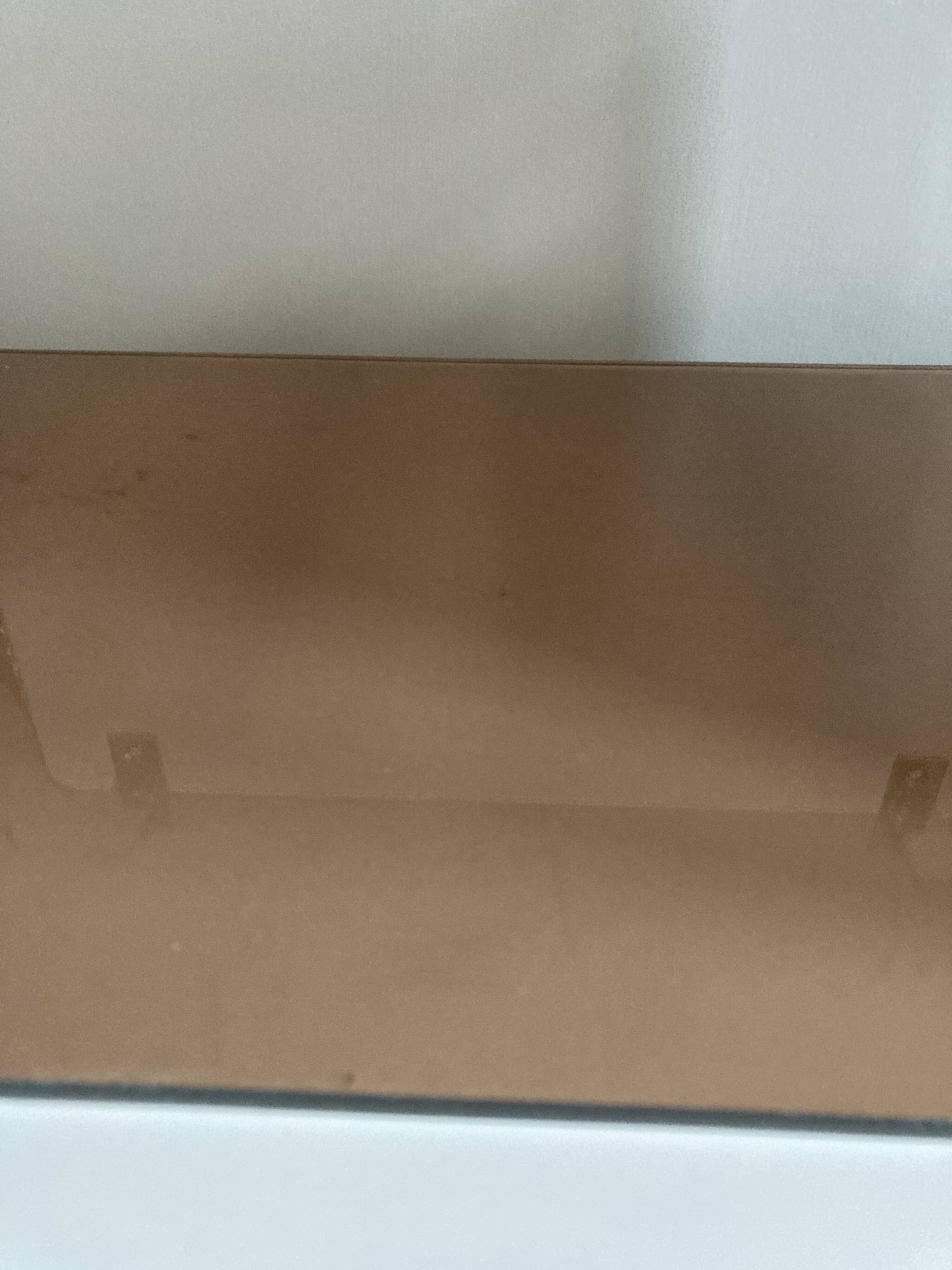 M. Dumas plexiglass and chrome shelf locker
